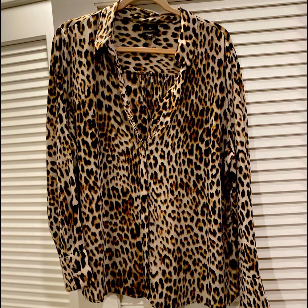 Cheetah print women’s blouse